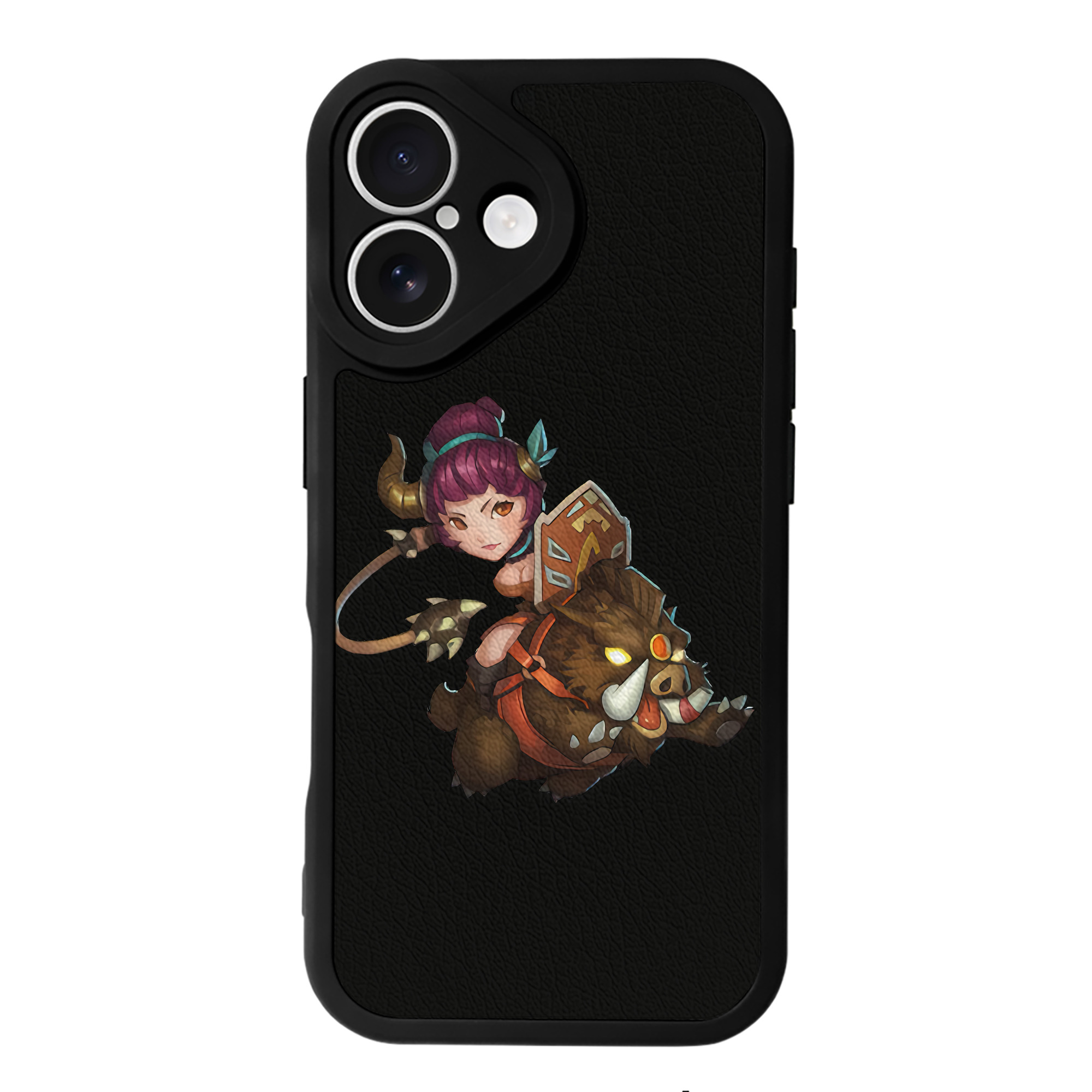 リーグ・オブ・レジェンド League of Legends LOL 【iPhone 16シリーズ対応】シリコンスマホケース（レザー調） 材質：シリコン